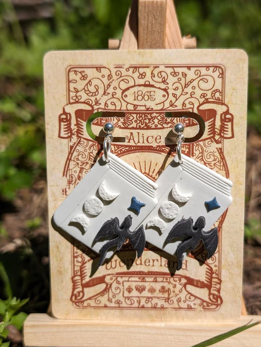 The Ava | Dragon Bookworm Clay Earrings